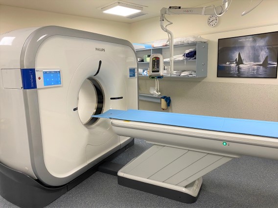 CT scanner Portland District Hospital 2021