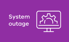 System outage icon