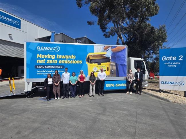 Cleanaway Daniels introduces first electric vehicle to its health services fleet
